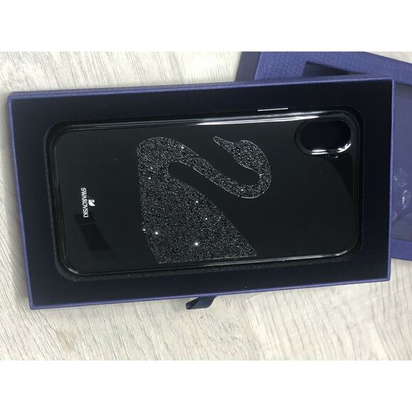 SWAROVSKI SWAN Black IPHONE XR Case - Picture 3 of 5